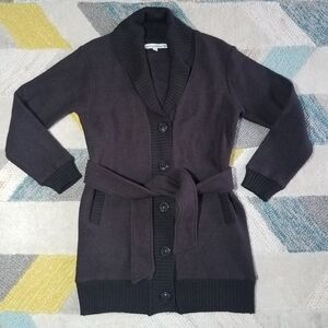 David Brooks Button Wool Sweater Jacket Medium